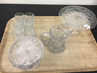 Grouping of Childs Glassware