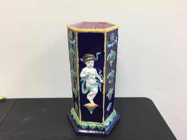 George Jones Majolica Umbrella Holder