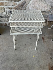 Nest of MCM Iron Tables