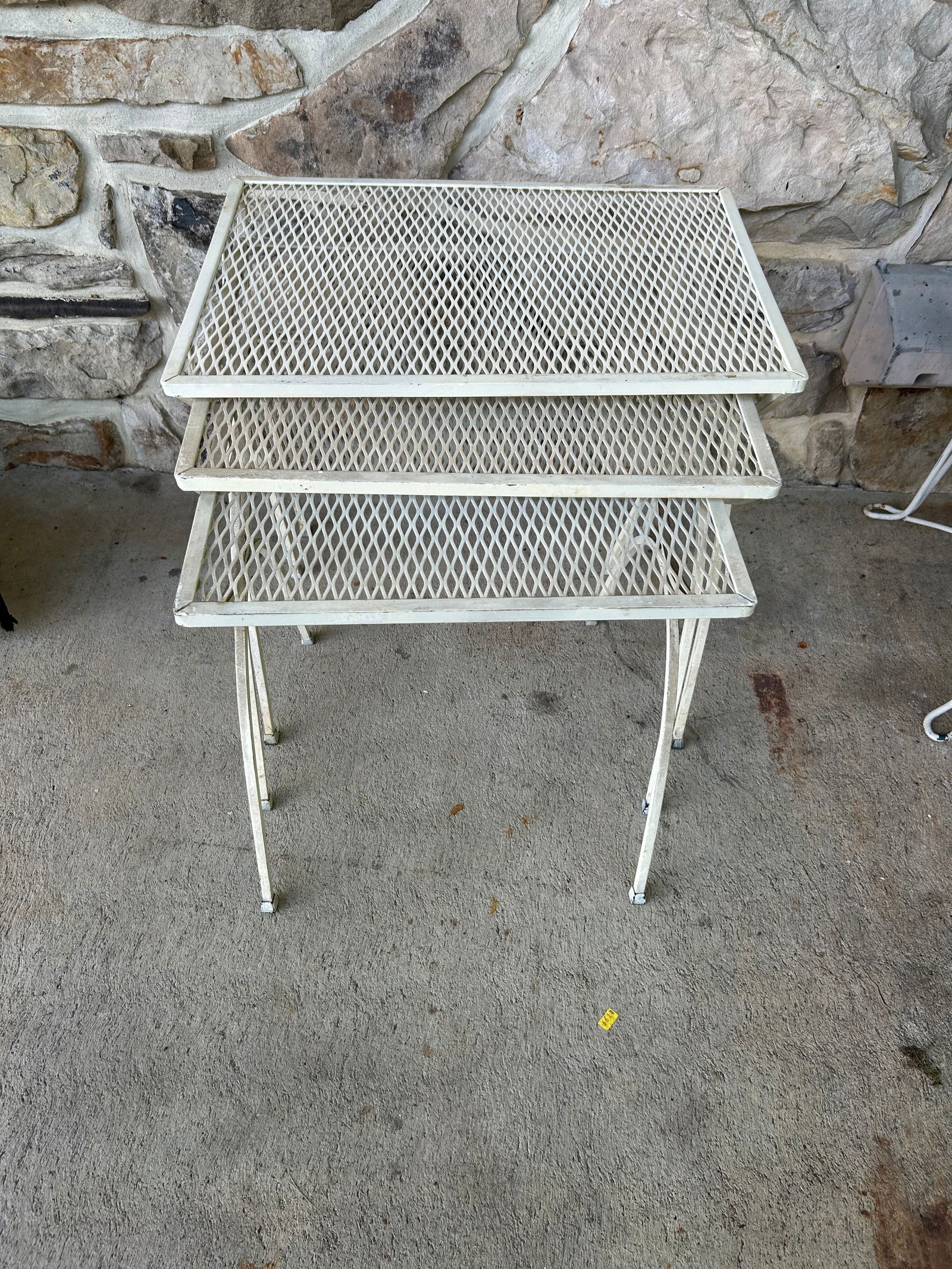 Nest of MCM Iron Tables (1 of 4)