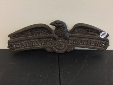 Cast Iron Sign