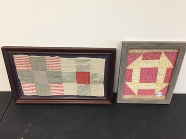 (2) Antique Quilt Patches