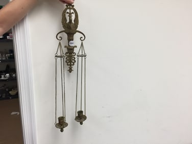 Antique Italian Brass Sconce