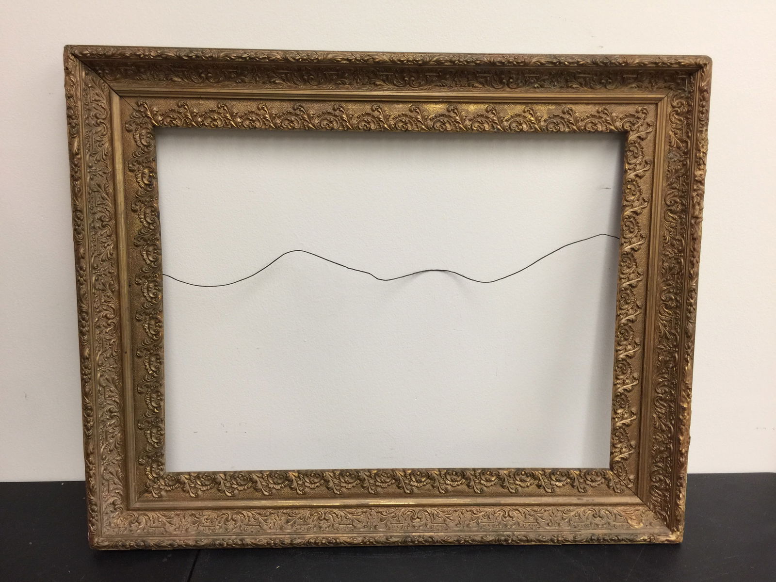 Antique Gilt Frame: 31"x25".