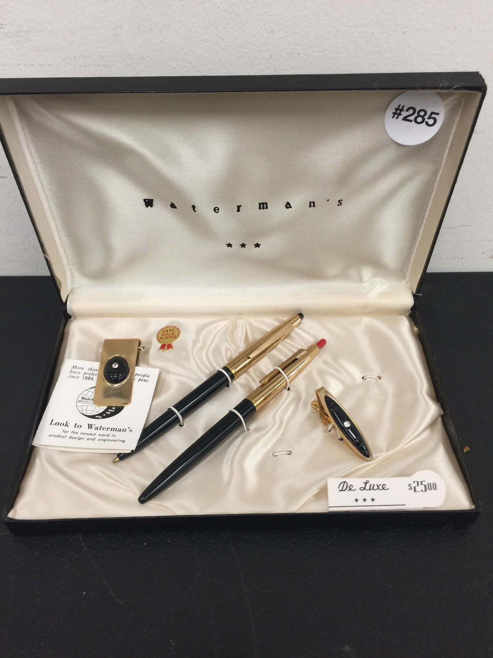 Vintage Waterman's Desk Set (1 of 4)