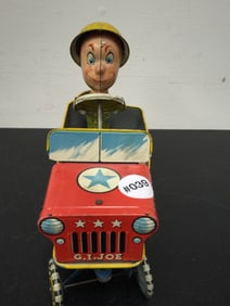 GI Joe Jouncing Jeep Wind Up Toy
