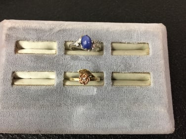 (2) 10k Gold Rings