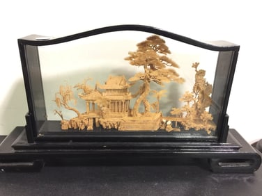 Asian Cork Diorama