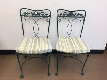 Pair of Wrought Iron Chairs
