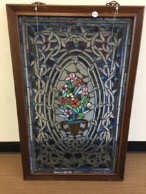 Stained Glass Window Panel