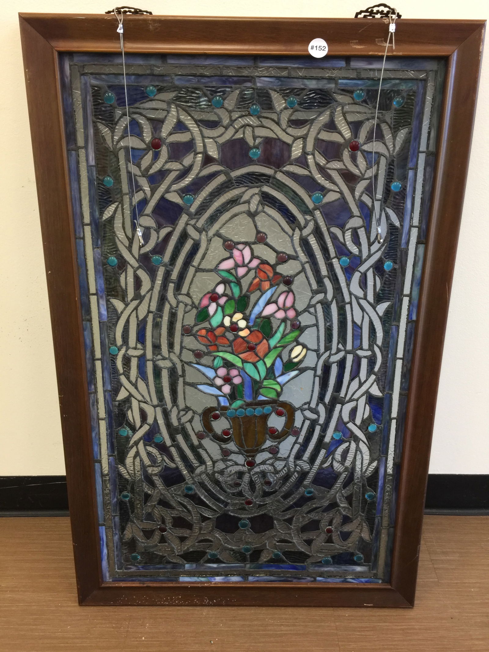 Stained Glass Window Panel: 23" x 37"