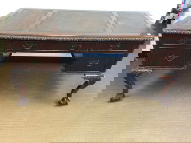 Hooker Carved Desk