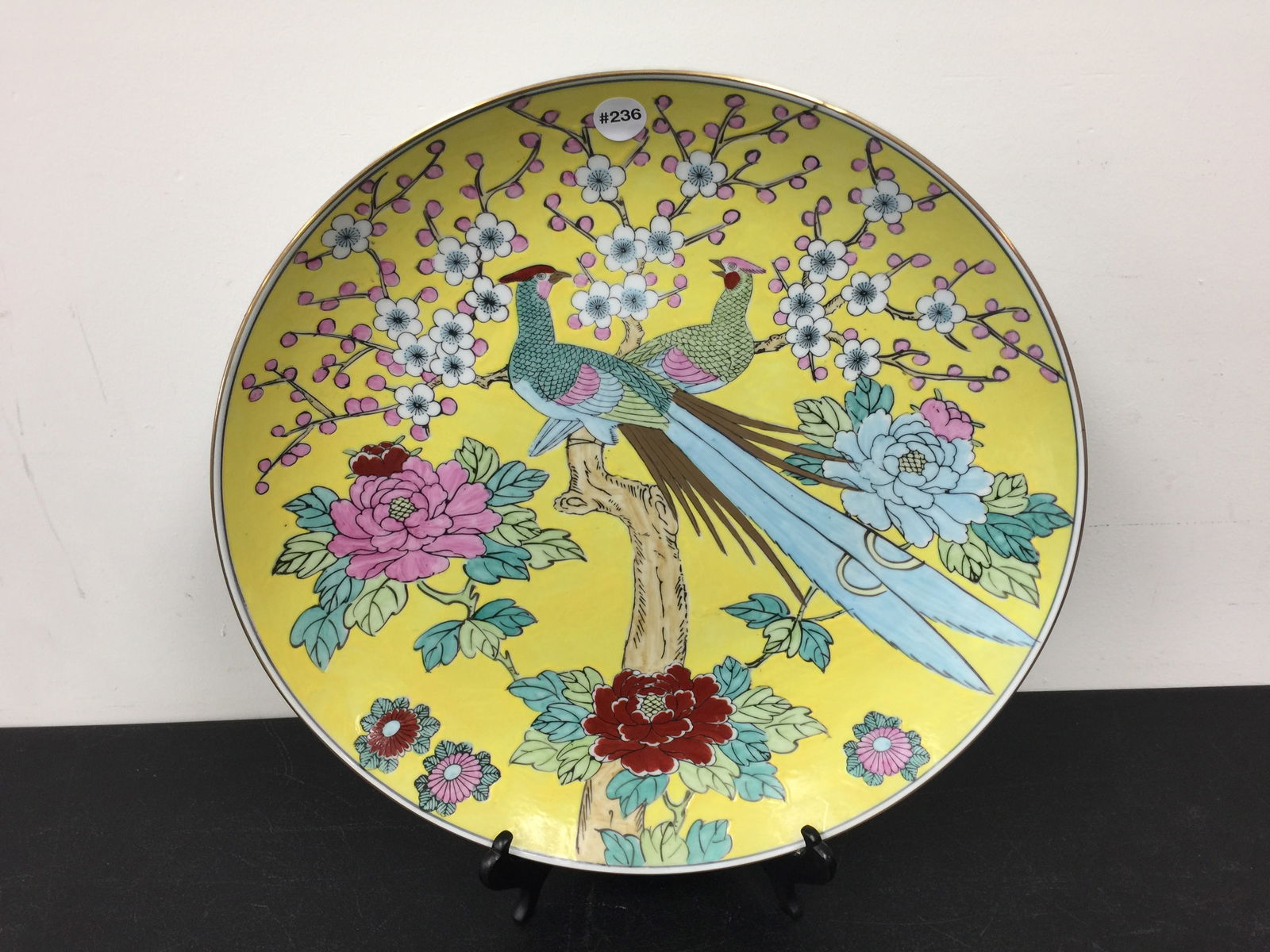 Japanese Polychrome Charger (1 of 4)