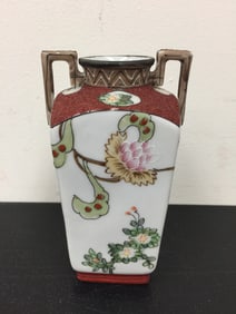 Hand Painted Nippon Vase