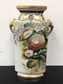 Hand Painted Nippon Vase