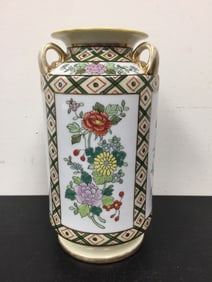 Hand Painted Nippon Vase