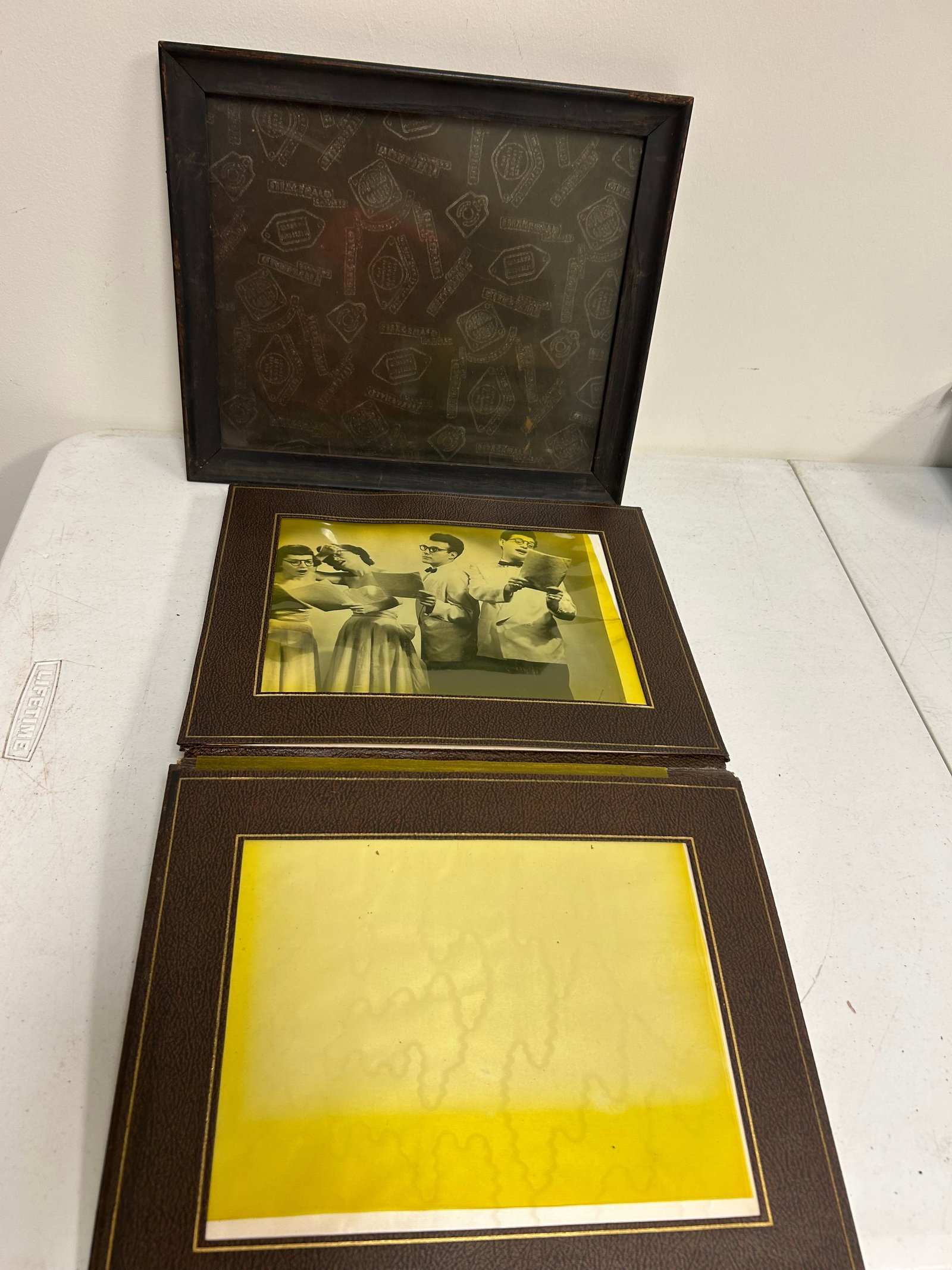 Photo Album with Buddy Holly: album is 12" x 10", includes a 13" x 10" frame. All original photographs