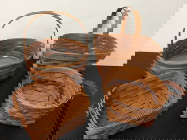 4 Longaberger Baskets