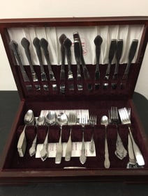 Set of Flatware in Case