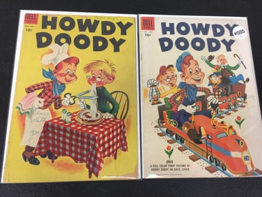 2 Howdy Doody Comic Books