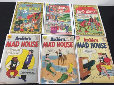6 Archie's Madhouse Comic Books