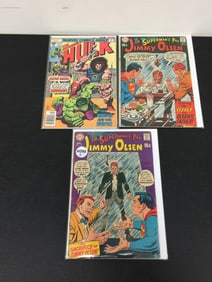 2 Jimmy Olsen & Incredible Hulk Comic Books