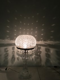 26" American Brilliant Cut Glass Lamp