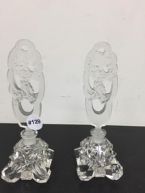 Cut Glass Perfume Bottles