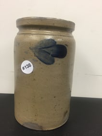 Stoneware Cobalt Crock