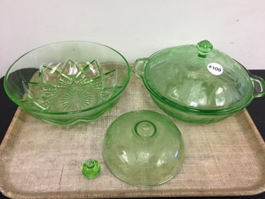 Depression Uranium Glass