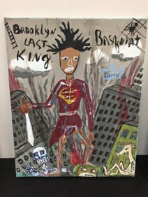 Modern Folk Art Style Painting