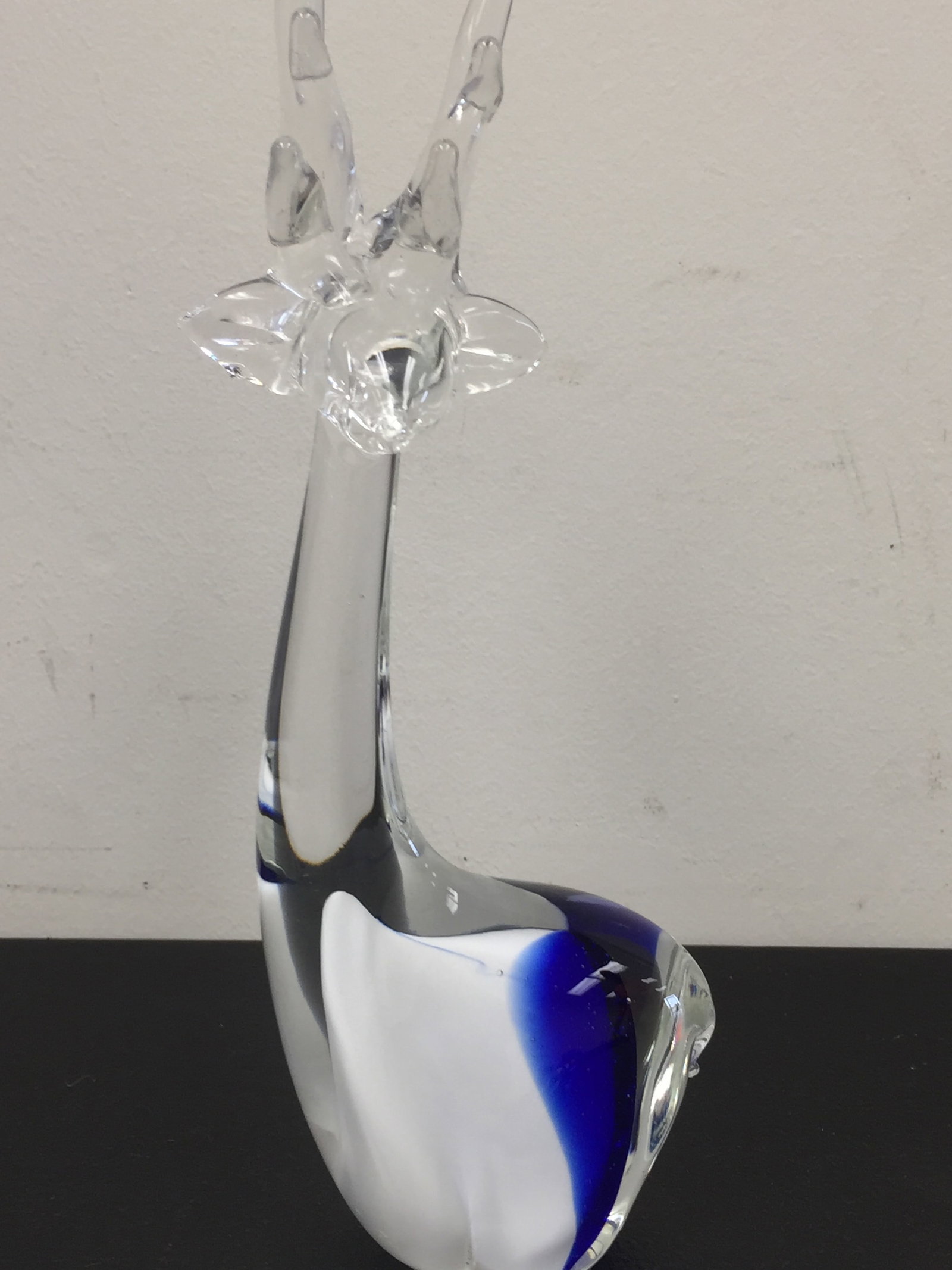 Murano Deer: 10" x 4".