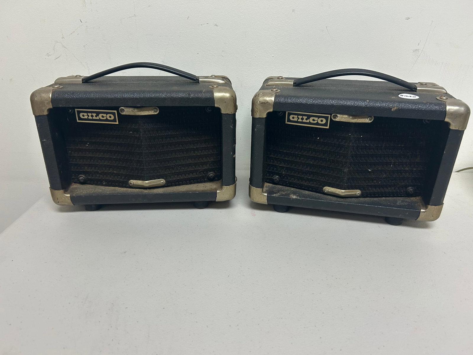 Pair of Gilco Dove Unpowered Mic Stand Personal Monitor Speaker (1 of 6)