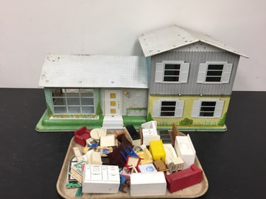 Tin Litho Doll House