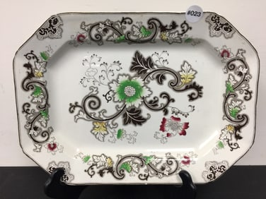 Aurora Transferware Platter