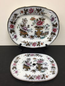 Chinoiserie Transferware Platter