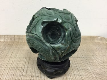 Jade Carved Puzzle Ball