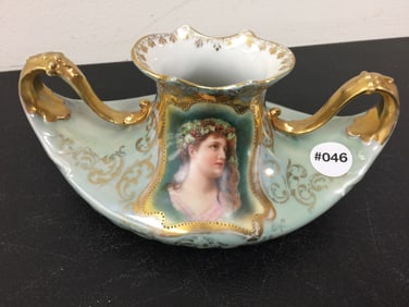 German Portrait Vase