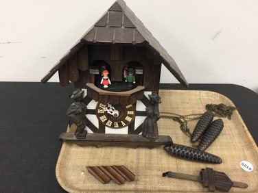 German Carved Coo Coo Clock