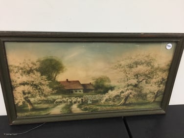 Signed Sheep Print