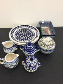 Selection of Polish Pottery