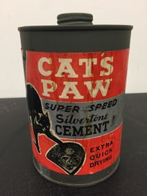 Vintage Cats Paw Tin