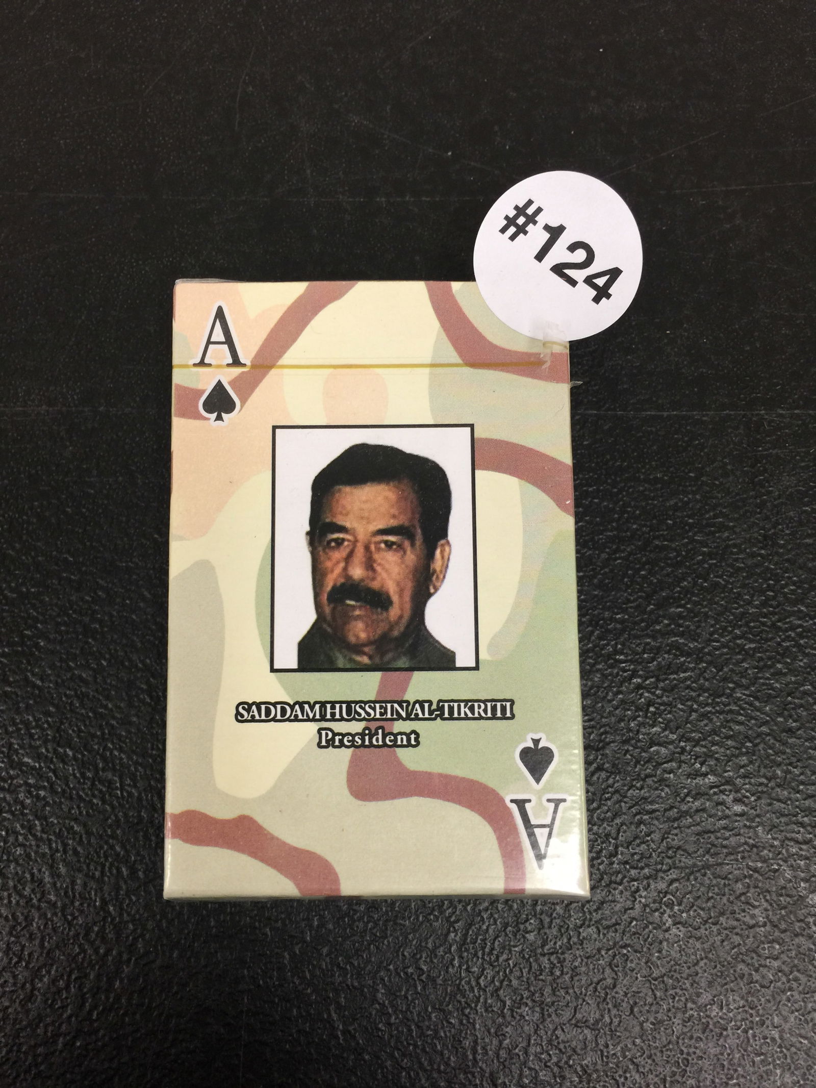 Saddam Hussein Playing Cards (1 of 2)