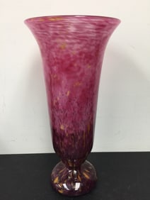 Charles Schneider Art Deco Glass Vase