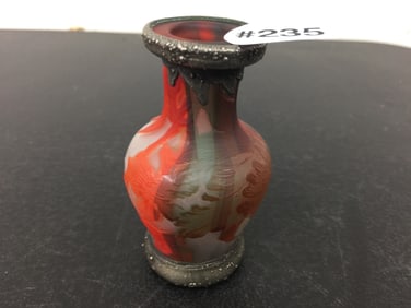 Galle Mounted Cameo Vase