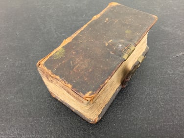 Early Leatherbound German Book