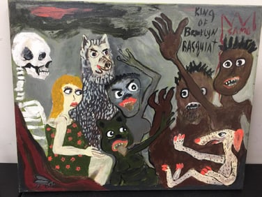 Modern Folk Art Painting
