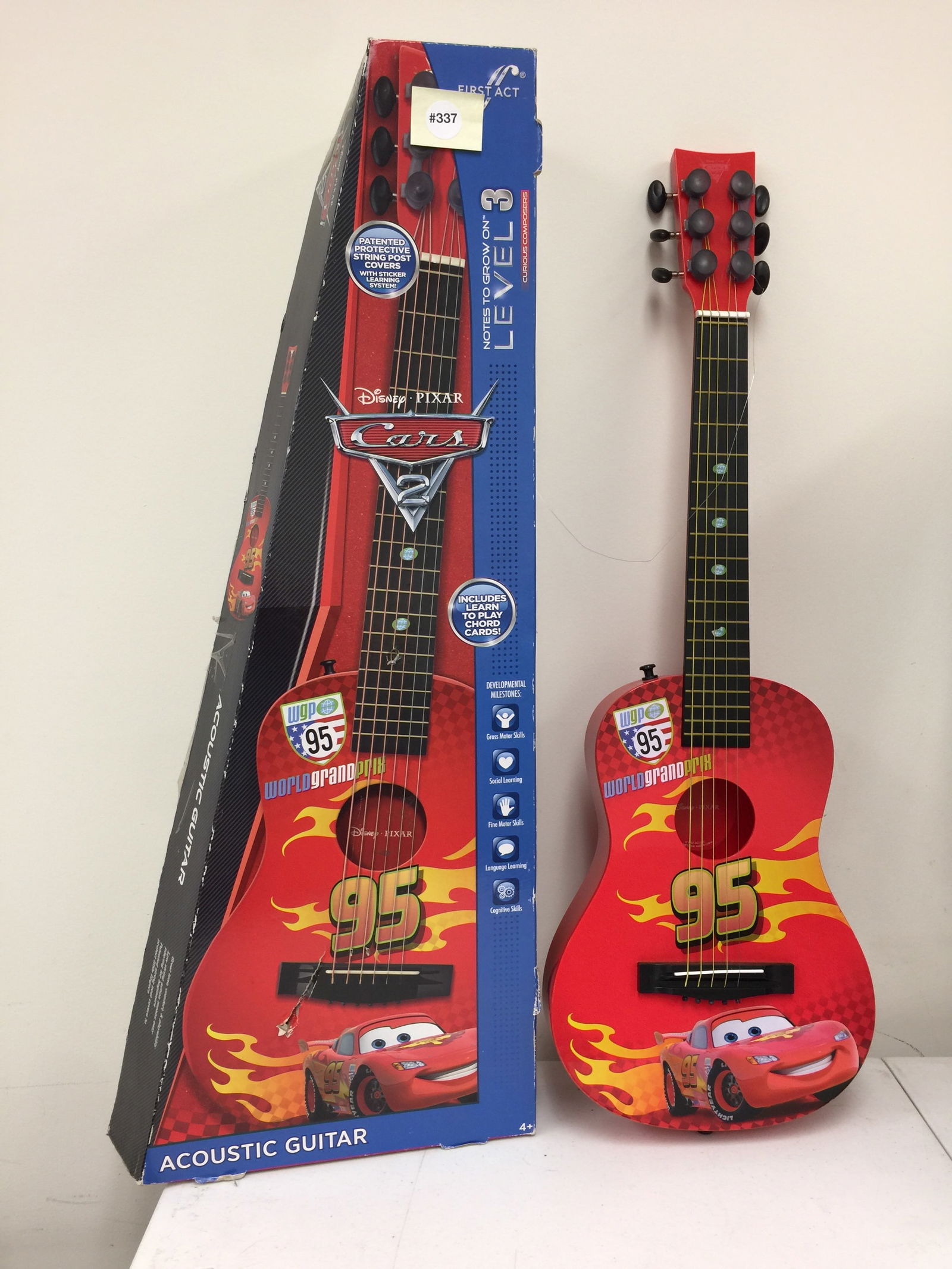 Disney Cars First Act Guitar (1 of 4)