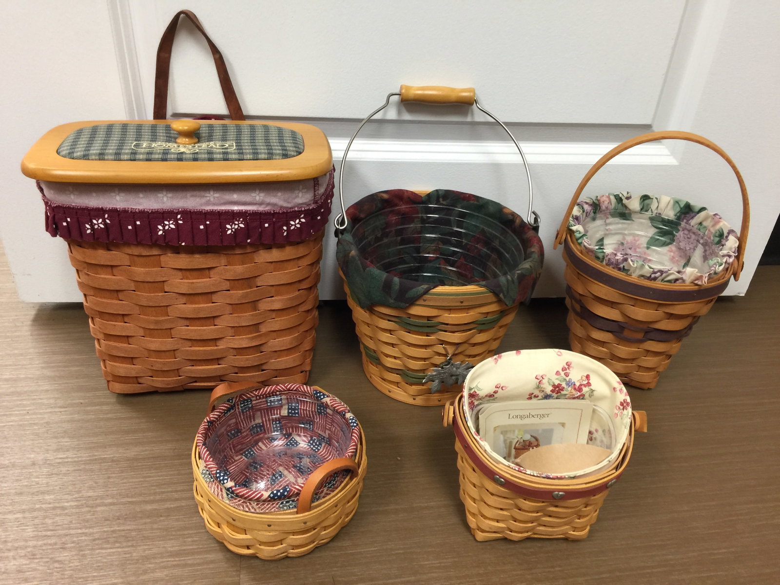 Longaberger Baskets: 6 total. Largest 10".