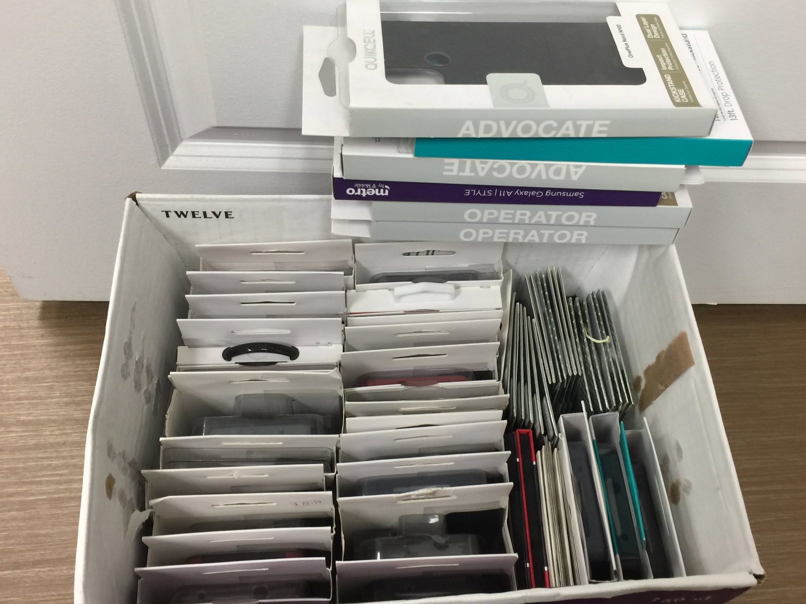 Cell Phone Accesories: cases, screen protectors plus. mainly android. NIB.